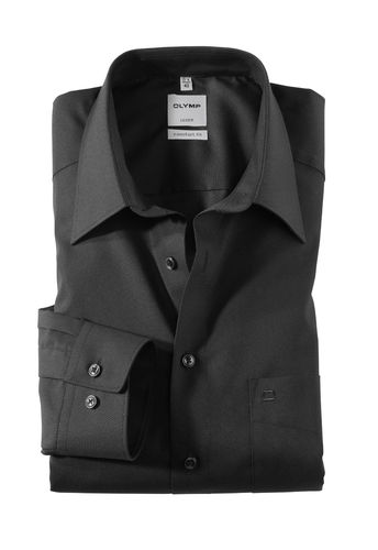 Olymp Luxor Hemd comfort fit  - Kent - Farbe schwarz