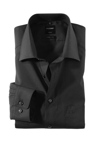 OLYMP Hemd - Modern Fit- Farbe schwarz - New Kent
