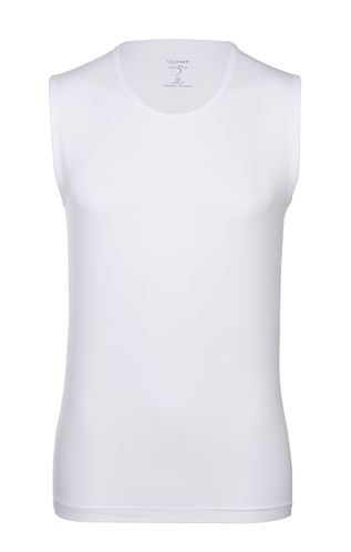 OLYMP T-Shirt Level Five body fit / weiß Tanktop